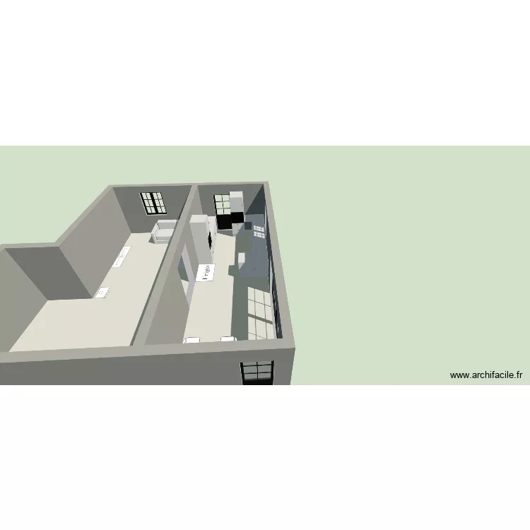 maison archette v3. Plan de 2 et 61 m² maison archette v3. Plan de 2 et 61 m²