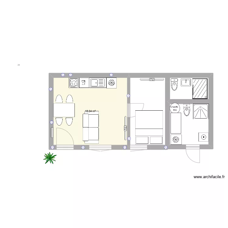 A louer. Plan de 