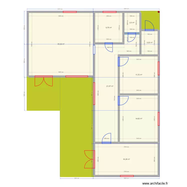 Жанна 7м. Plan de 