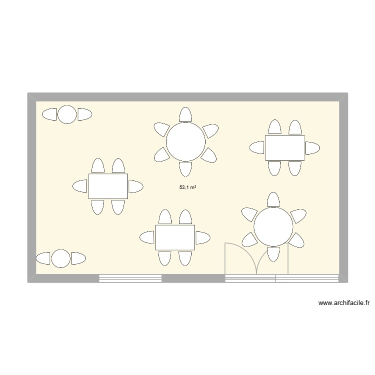 refectoire. Plan de 0 pièce et 0 m2