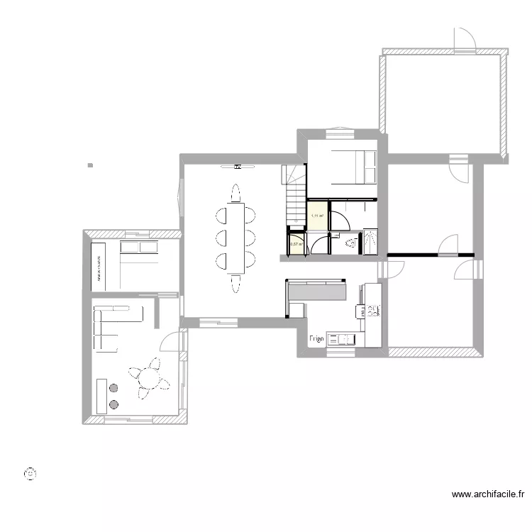 maison 2. Plan de 