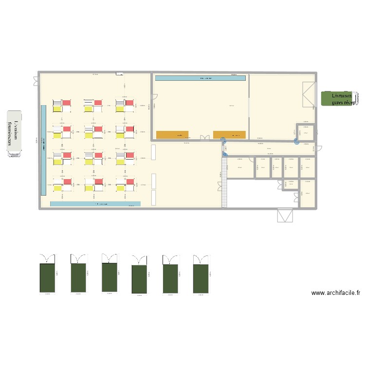 137 v2. Plan de 11 pièces et 866 m2