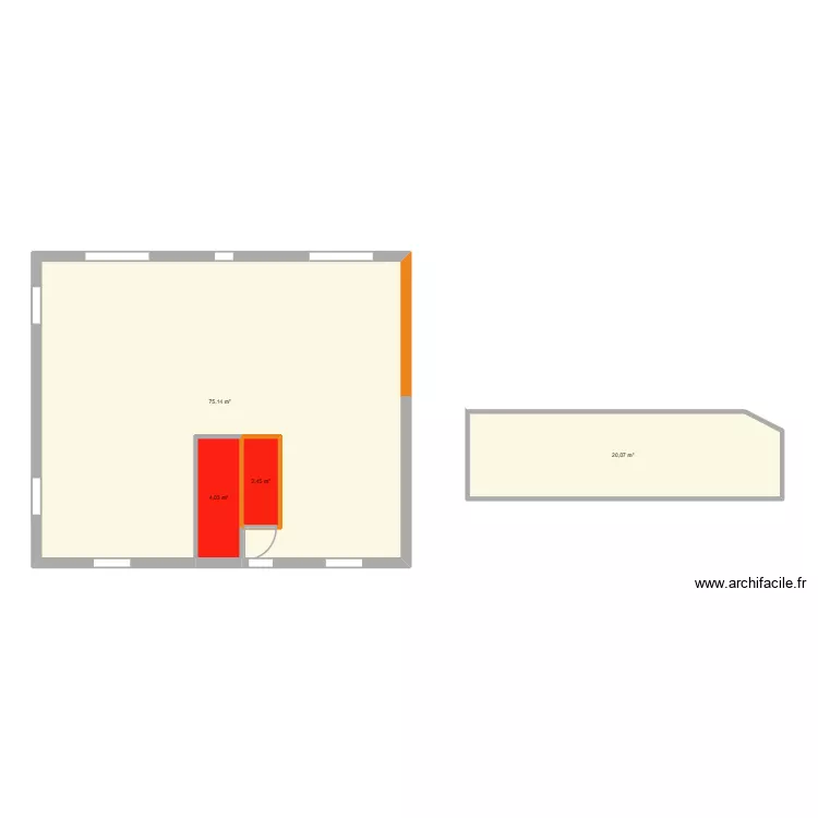 chambrette. Plan de 8 et 184 m² chambrette. Plan de 8 et 184 m²