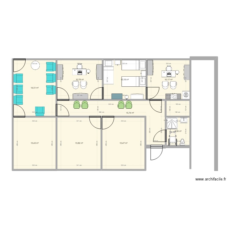 nouvelle infirmerie. Plan de 0 pièce et 0 m2