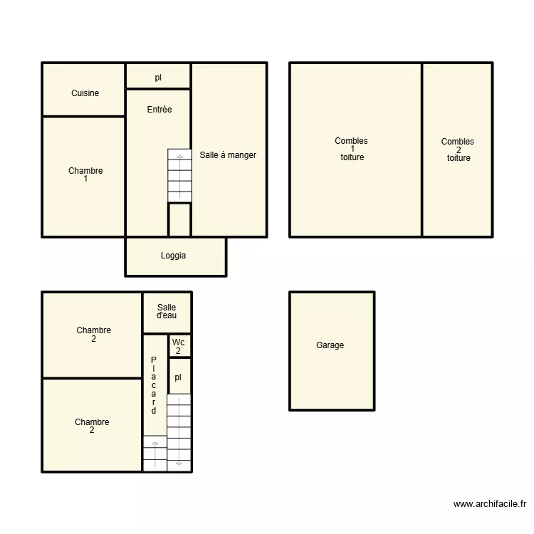 PONT LABBE PERCELAY. Plan de 