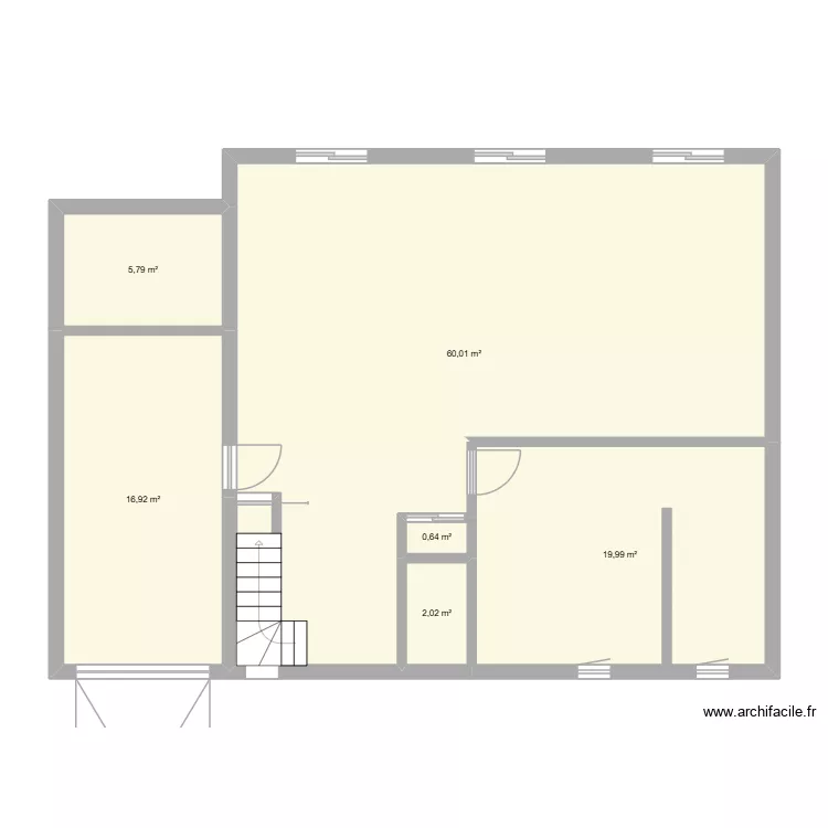 maison KRULIC. Plan de 6  et 105 m²