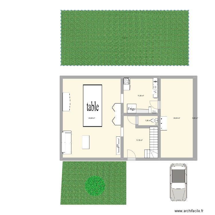 enzobal. Plan de 6 pièces et 94 m2