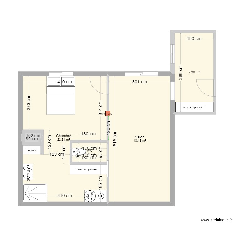 LOGEMENT N°1 CHOLET. Plan de 0 pièce et 0 m2