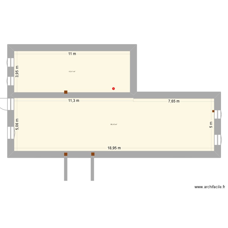 idée plan chez mamie 2. Plan de 2 pièces et 139 m2