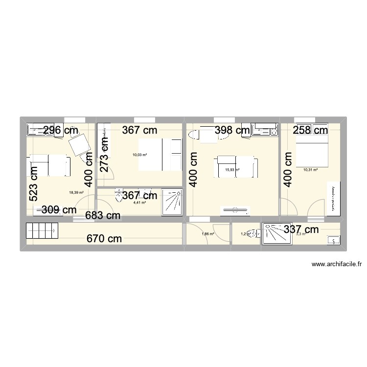 BEGLES 1 . Plan de 0 pièce et 0 m2