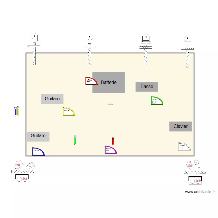 plan de scene 29 mai 2026 GET. Plan de 1 et 134 m² plan de scene 29 mai 2026 GET. Plan de 1 et 134 m²