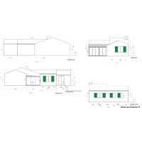 Plan Fa&ccedil;ades avec projet