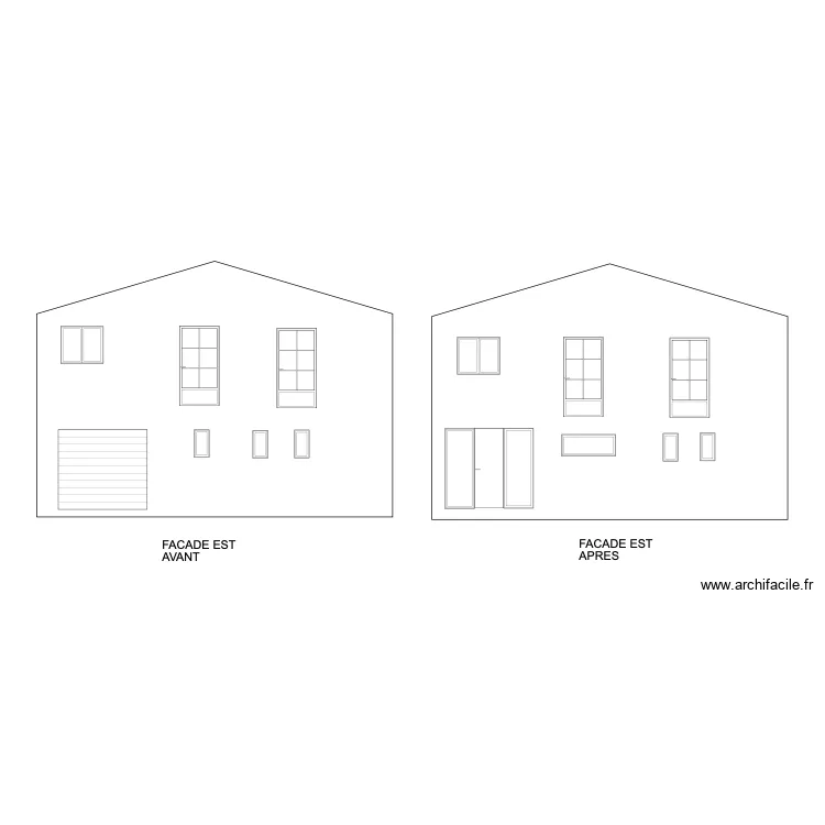 Coupe EST Clapiers. Plan de 