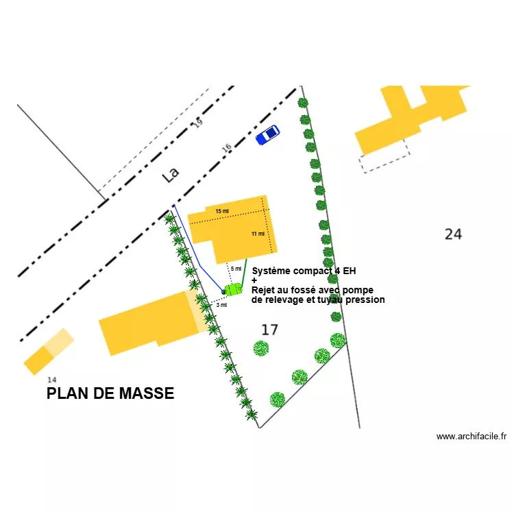 Barat-Pezous. Plan de Barat-Pezous. Plan de