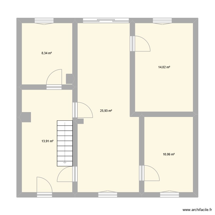 RDC. Plan de 0 pièce et 0 m2