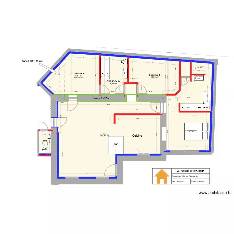 257 Forbin Projet V5 avec Buanderie garage MAJ. Plan de 8  et 94 m²