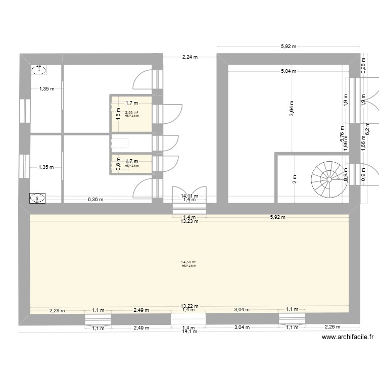avant. Plan de 0 pièce et 0 m2
