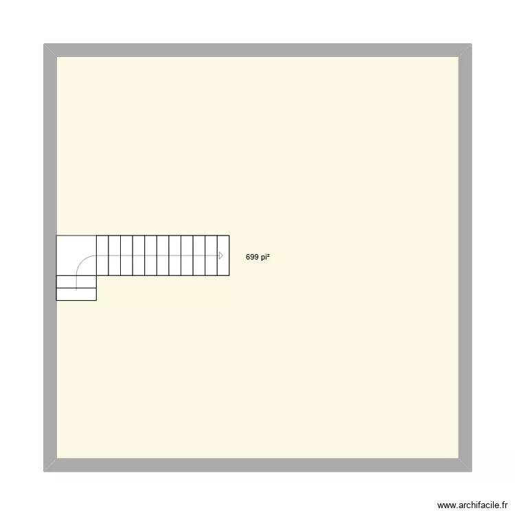 FG-52B. Plan de 1  et 65 m²