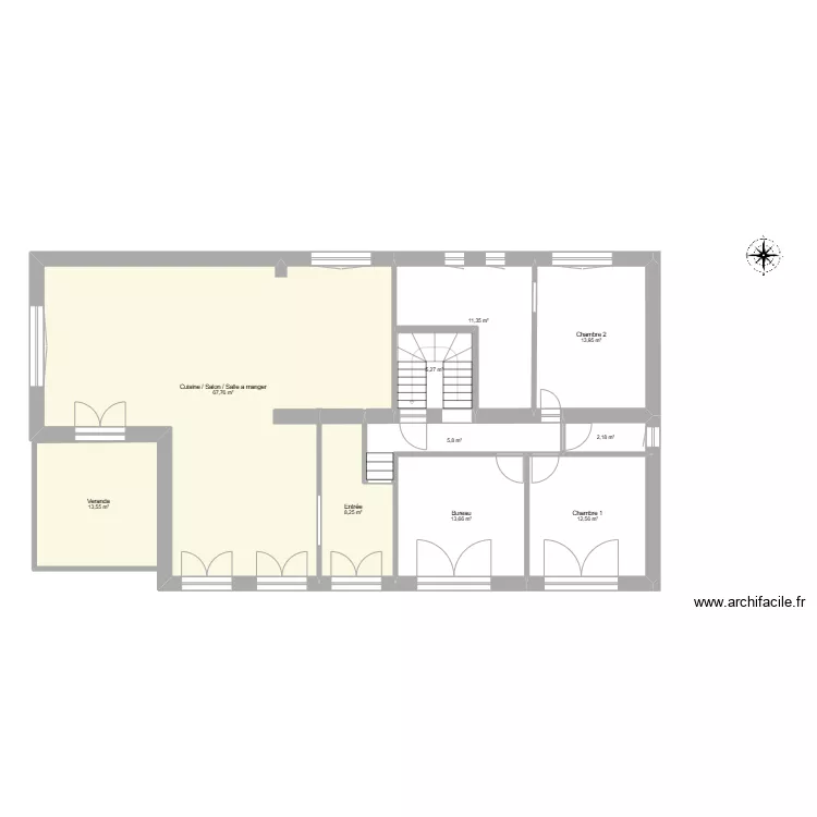 Maison. Plan de Maison. Plan de