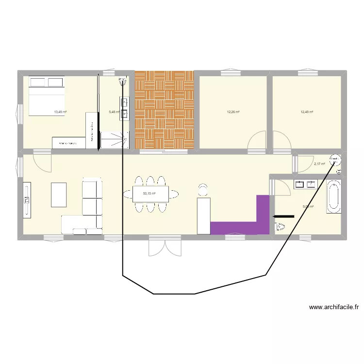 Maxime et Laura . Plan de 