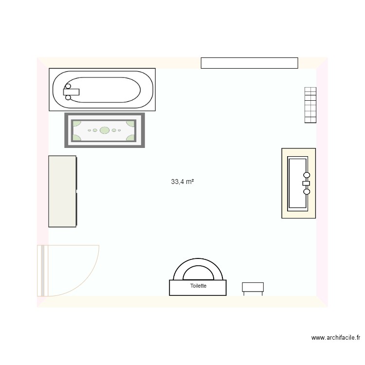 Salle de bain. Plan de 0 pièce et 0 m2