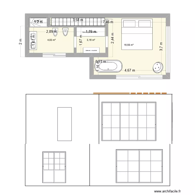 Maison Finca Ermita. Plan de 