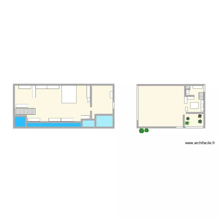 boutique. Plan de 6 et 34 m² boutique. Plan de 6 et 34 m²