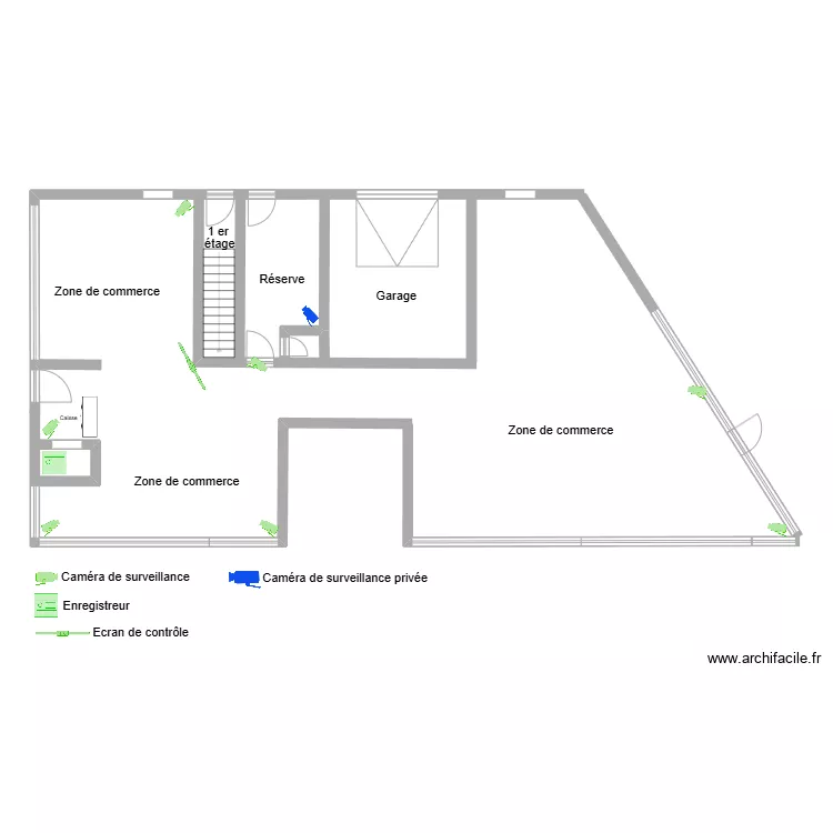 Plan vid&eacute;o Style art deco. Plan de 