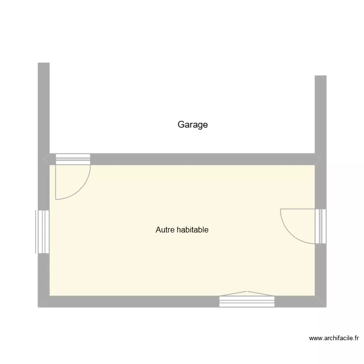 COMPARET. Plan de 1  et 18 m²