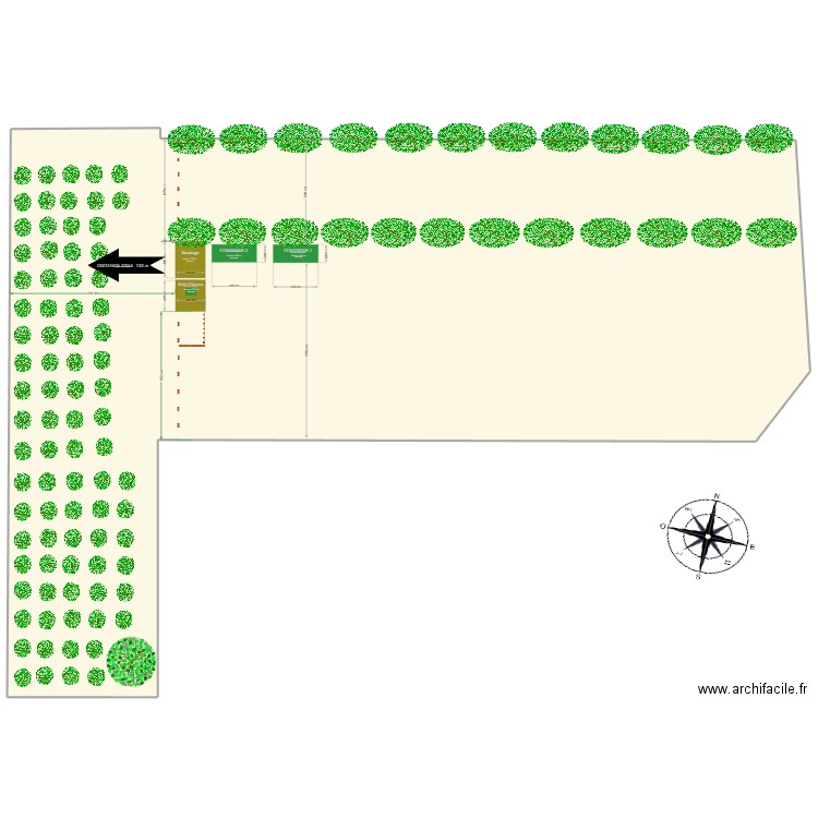eygalieres. Plan de 1 pièce et 672 m2