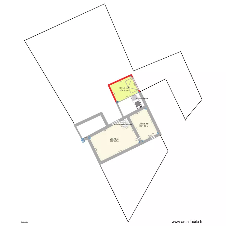 maison. Plan de 