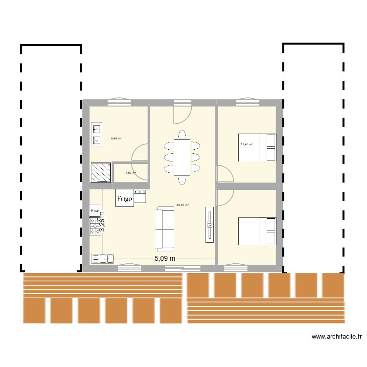 rdc2. Plan de 0 pièce et 0 m2 rdc2. Plan de 0 pièce et 0 m2