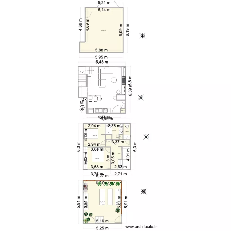 martinique w. Plan de 
