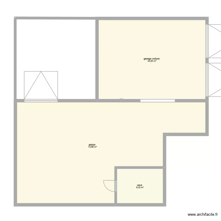 Bourdon Antonin garage. Plan de 3 et 126 m² Bourdon Antonin garage. Plan de 3 et 126 m²