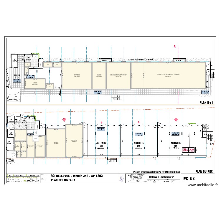 LA POSSESSION MOULIN JOLI RDC + 1ER V2. Plan de 0 pièce et 0 m2