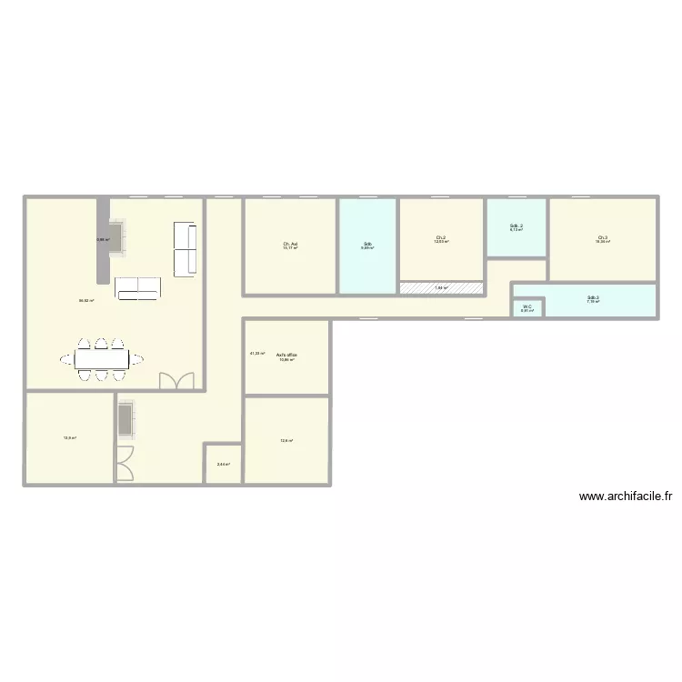 QUINSAC original. Plan de 16 et 208 m² QUINSAC original. Plan de 16 et 208 m²