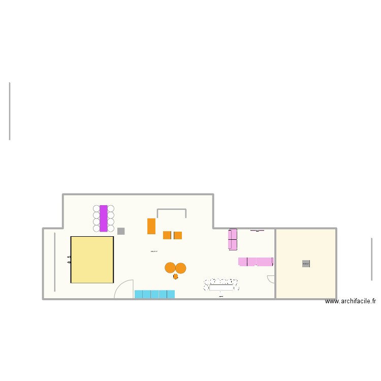 solitude. Plan de 2 pièces et 285 m2