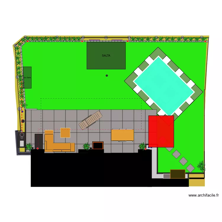 Laghetto cristal 2. Plan de 