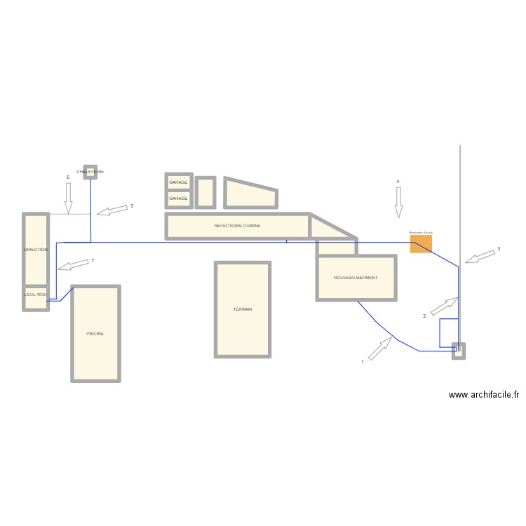 SNCF. Plan de 0 pièce et 0 m2