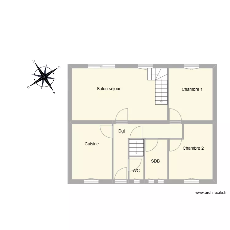 dadjo. Plan de 8 Pièces et 65 m² dadjo. Plan de 8 Pièces et 65 m²