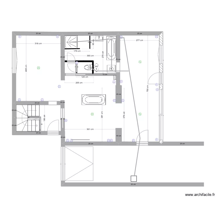 LEMOINE PHILIPPE RDC. Plan de 