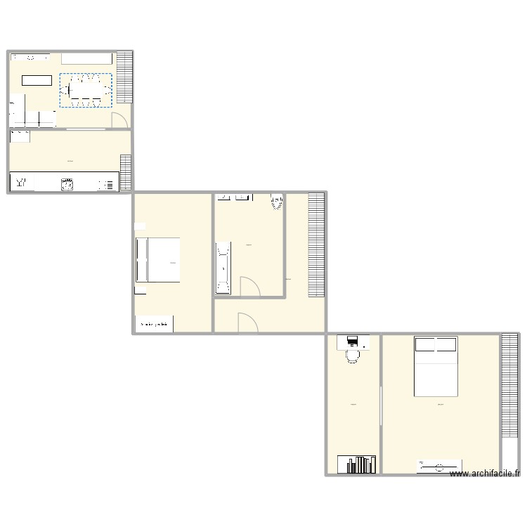 Maison papa & maman. Plan de 0 pièce et 0 m2