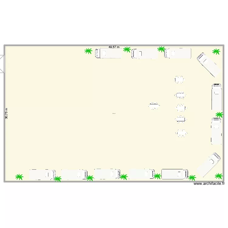 marché gourmand. Plan de marché gourmand. Plan de