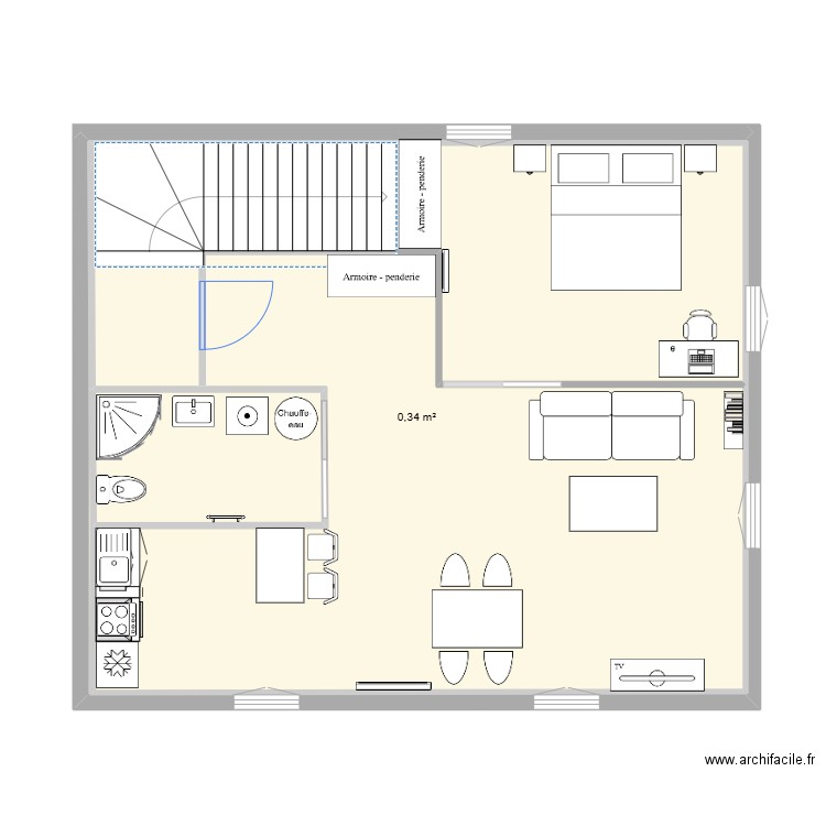 pharmacie 2. Plan de 4 pièces et 133 m2
