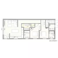PLAN MAISON TYPE F3 la neuveville etage 1