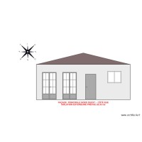 BOUDOU NATHALIE PLAN DE FAÇADE  NORD OUEST