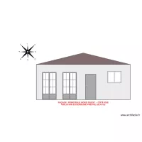 BOUDOU NATHALIE PLAN DE FA&Ccedil;ADE  NORD OUEST