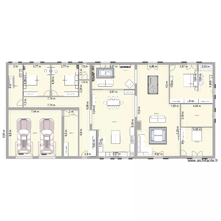 Maison personnelle2. Plan de 13 et 345 m² Maison personnelle2. Plan de 13 et 345 m²
