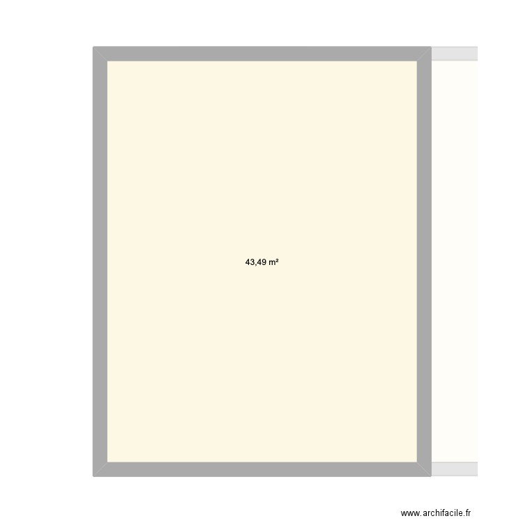 maison. Plan de 3 pièces et 200 m2