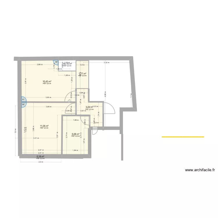 gentilly 2 bis. Plan de 7 et 33 m² gentilly 2 bis. Plan de 7 et 33 m²